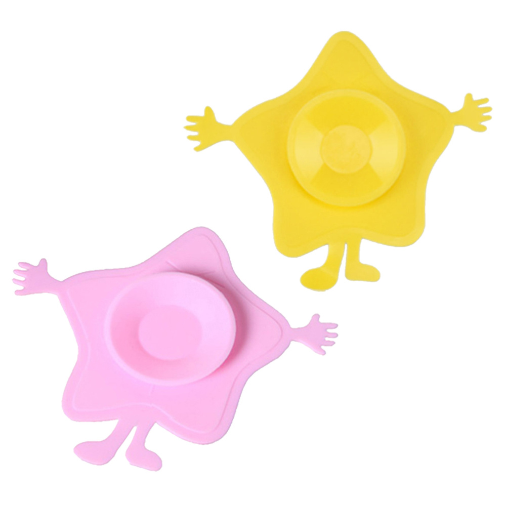 4 Stuks Baby Kom Zuig Pads Antislip Siliconen Matten Zuignap Pads Kids Servies Sukkels (2 Stuks Geel, 2 Stuks Roze)