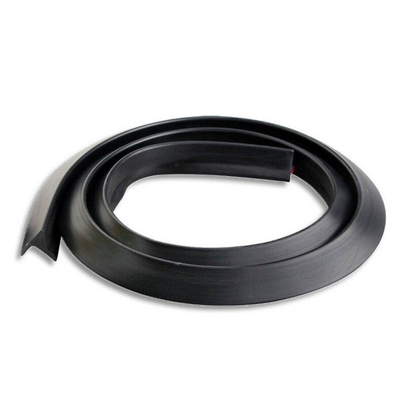 2x Car External Wheel Eyebrow Rubber Anti-Collision Strip Black 1.5m Car Wheel Fender Extension Moulding Flares Trim Strip Edge: 1pc
