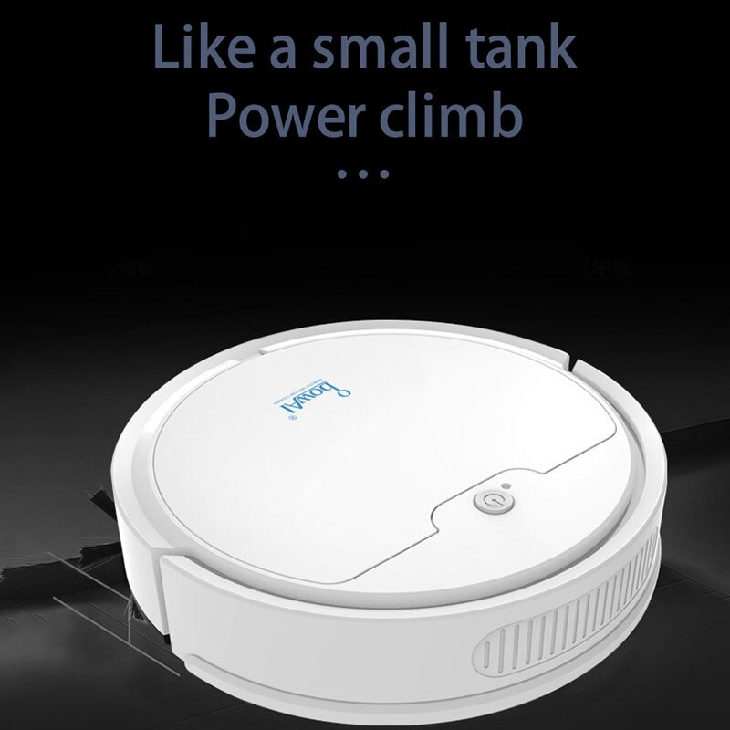 ！-BowAI Multifunctional Robot Vacuum Cleaner, 3-In-1 Auto Rechargeable Smart Sweeping Robot Dry Wet Sweeping Vacuum Cleaner H