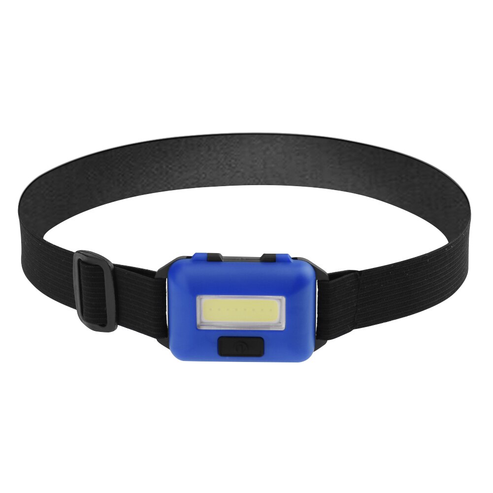3W COB LED Headlight Headlamp Waterproof 3 Modes Outdoor Cycling Climbing Hiking Fishing Working Flashlight Head Torch: Blue
