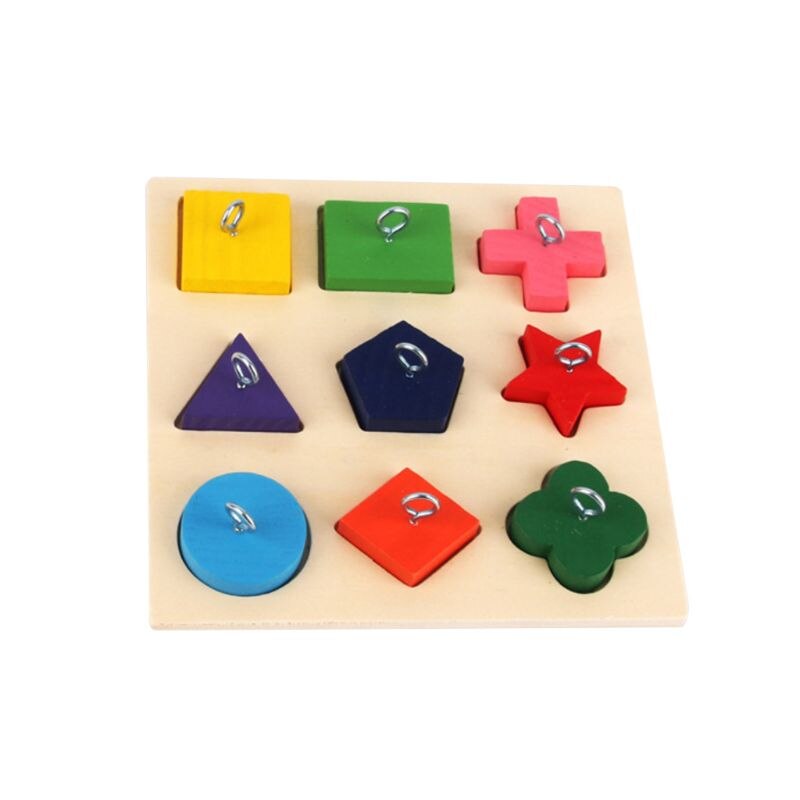 Juguetes Educativos para mascotas, adiestramiento interactivo de pájaros loros, coloridos juguetes de bloques de madera, suministros para pájaros