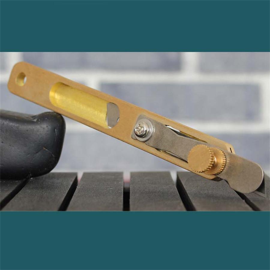 DIY leder handwerk werkzeuge kupfer schneiden messer mit leder klinge tuch Splitter schneiden werkzeug