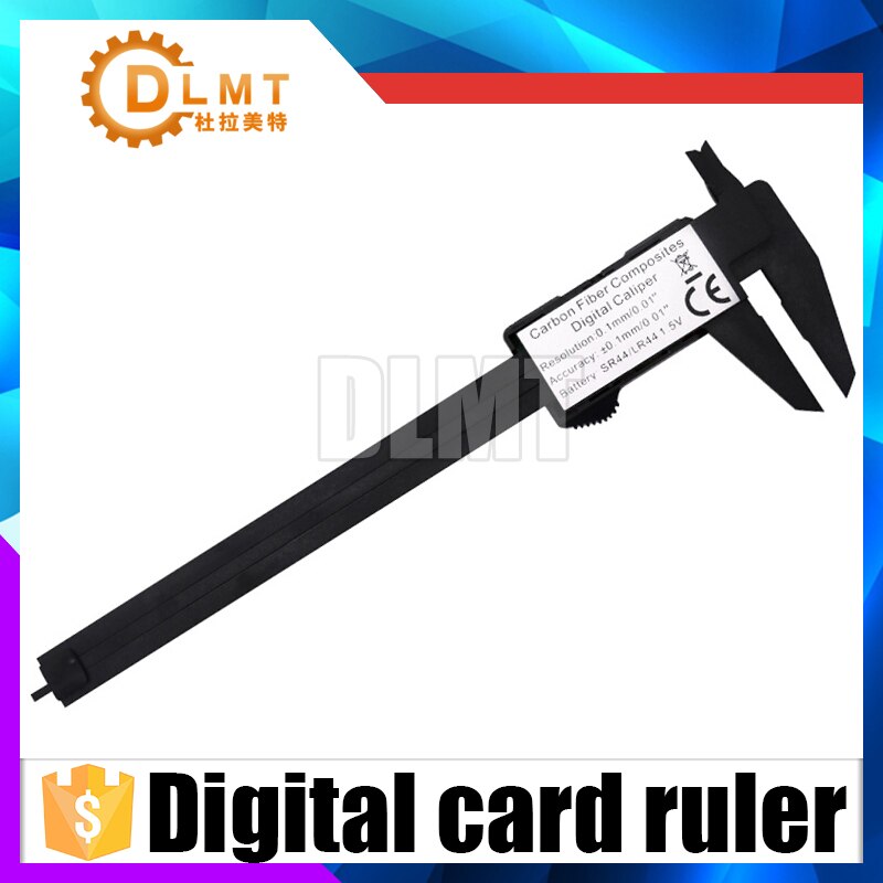 QST008 LCD Digitale Elektronische Carbon Fiber Schuifmaat 150mm 6 inch Gauge Micrometer Meten