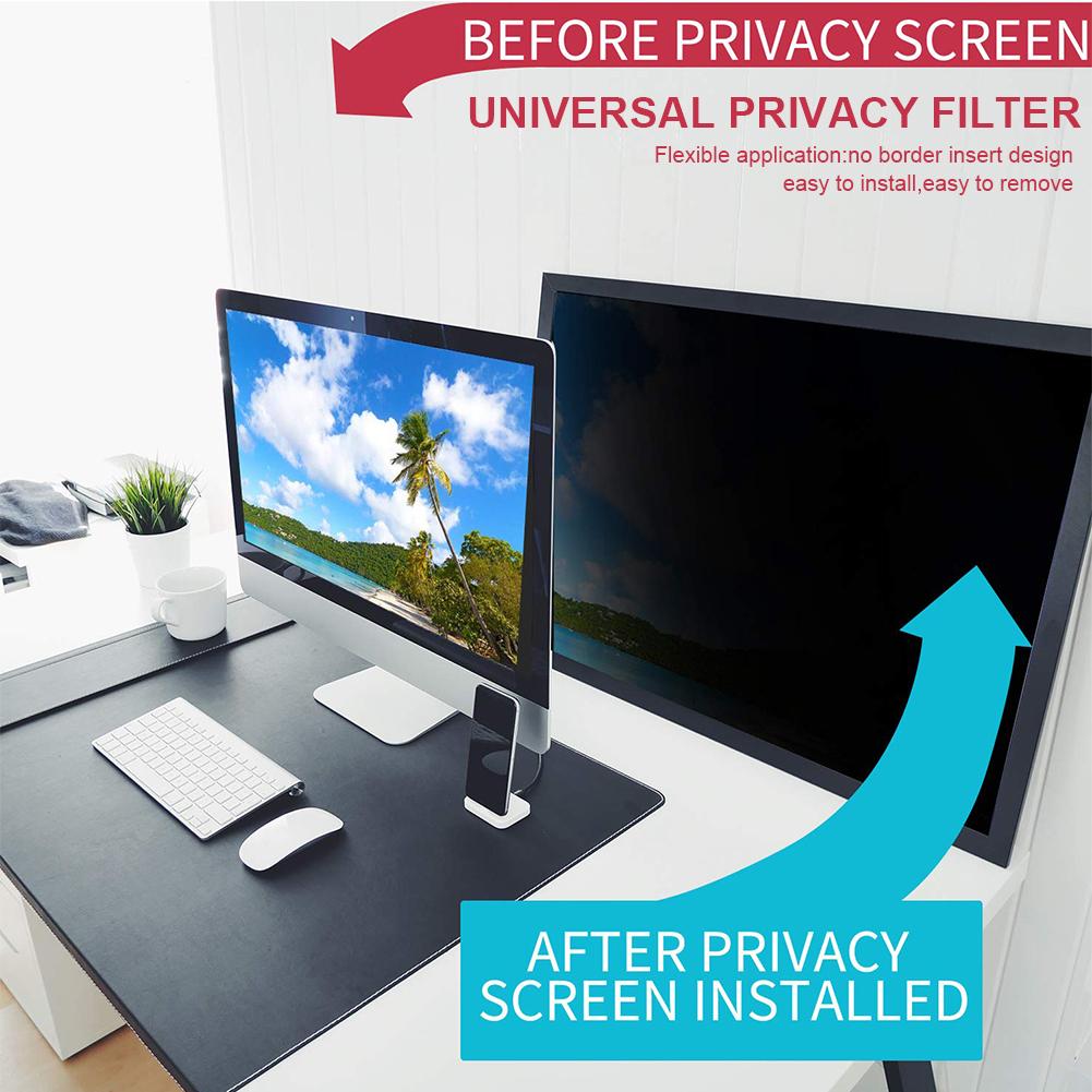 17-20 tommer stationær computerskærm universelt privatlivsfilter anti-blå film skærmbeskytter anti-peek eye lcd beskyttende film