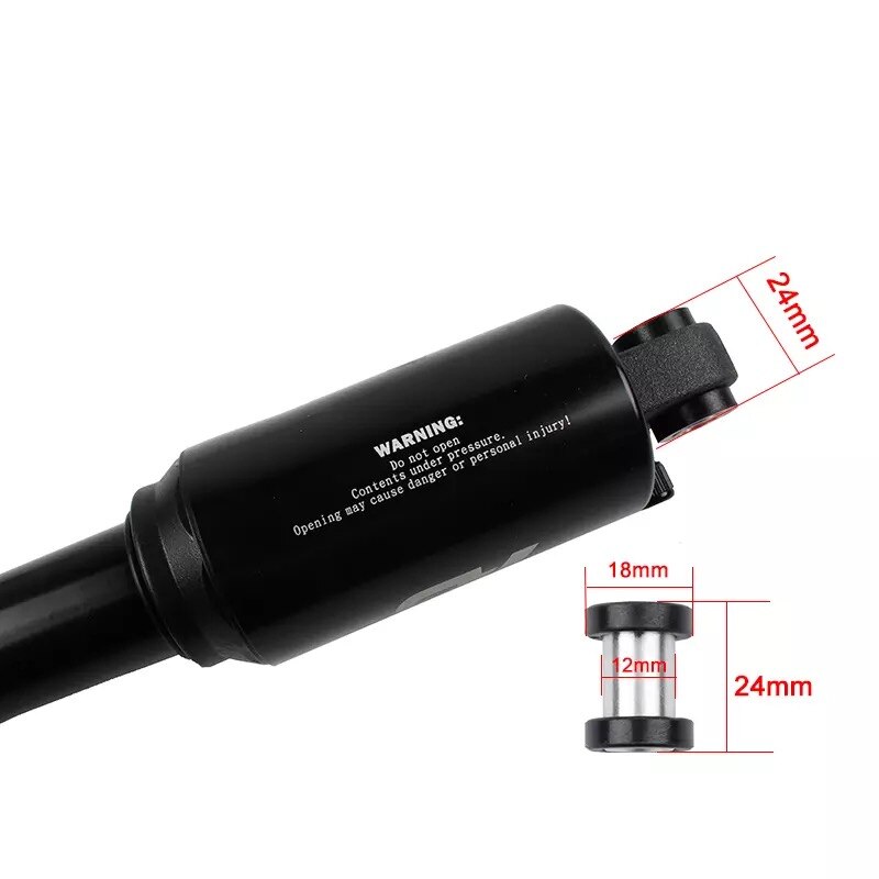 KS A5-RR1 Góra rower powietrze tylny amortyzator podwójny/pojedynczy powietrze Chambe 125/150/165/190mm miękki regulowany tylny amortyzator