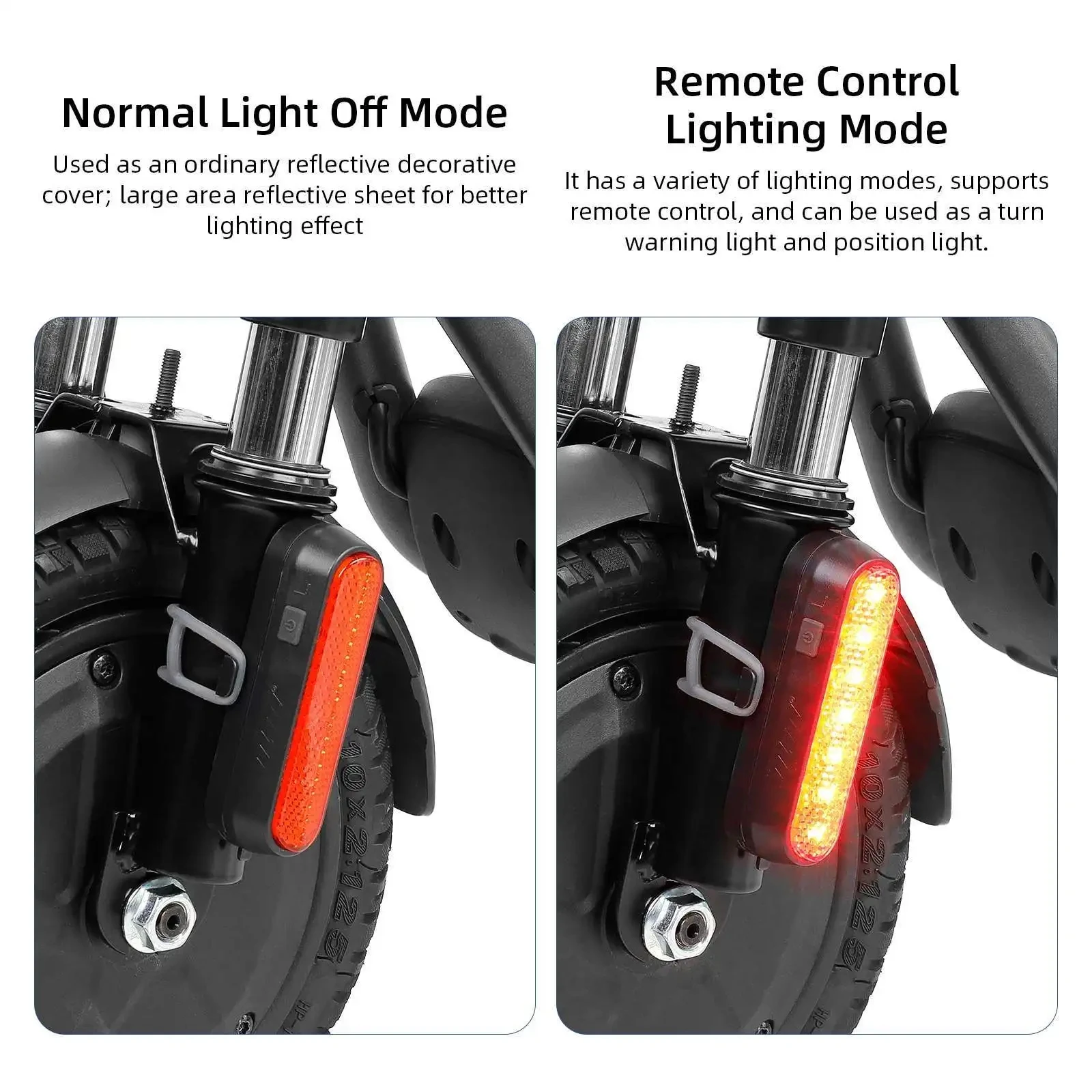 Intelligent Remote Control Turn Signal Light Waterproof LED Warning Turn Signal Light for Xiaomi M365 1S Pro Electric Scooter