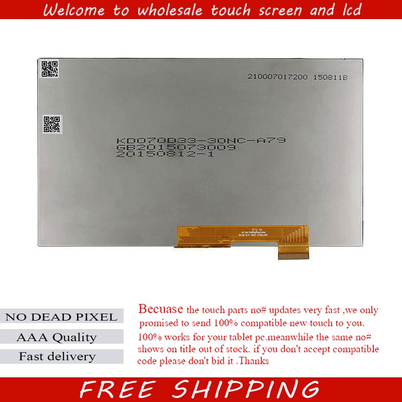 lcd-scherm touchscreen digitizer Glas Sensor vervanging 7 "inch voor Digma Plane 7.7 3G PS7007EG Tablet Gratis Ship