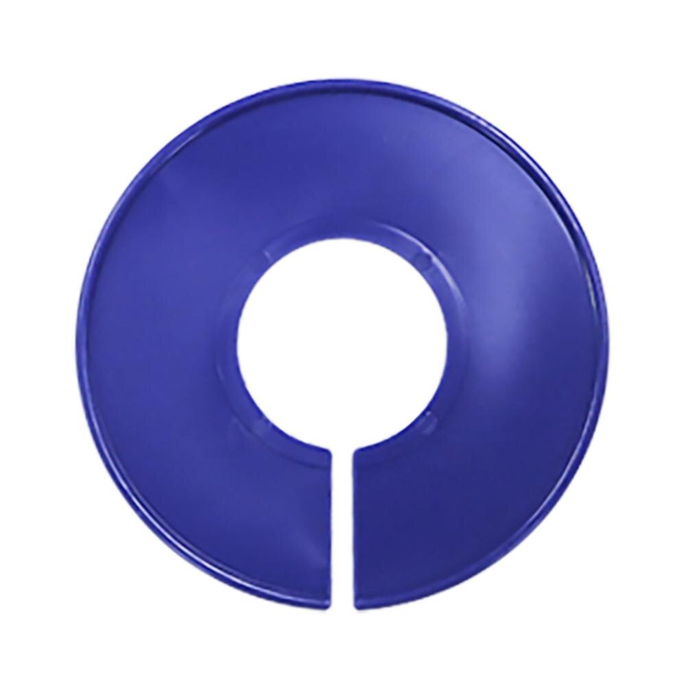 6/8/12Pcs Diy Baby Kleding Maat Verdelers Plastic Kleden Markering Ring Maat Verdelers Garment Maat Tags ronde Hangers Rack: Blue-6Pcs