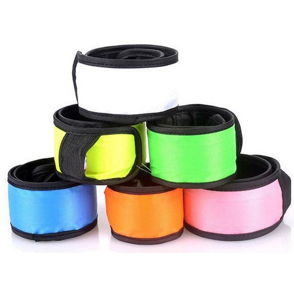 Adjustable LED Flashing Wrist Band Bracelet Arm Belt Neon Glow Glowing Dance Luminous Light Party Decor Bangle Party Up V1X6