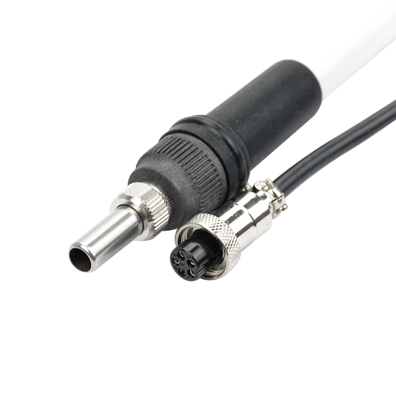 YIMAKER For HAKKO T12 Soldering iron Station Handle welding connector with GX12MM air head plug