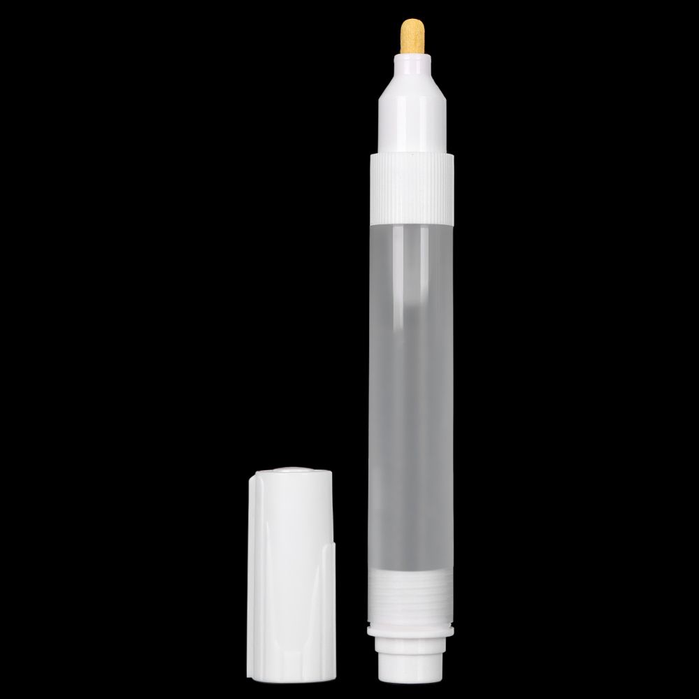 Plastic Refillable Empty Rod Ink Graffiti Pens Barrels Tube Transparent Repeatable Use Stationery Liquid Chalk Marker Accessory: 5mm
