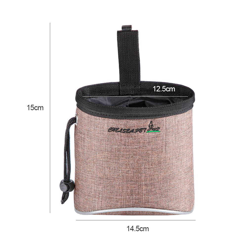 Hondentraining snoepzak voor buiten, hondensnoepjeszak, heuptas, stoffen tas voor honden en puppy's, benodigdheden  #2