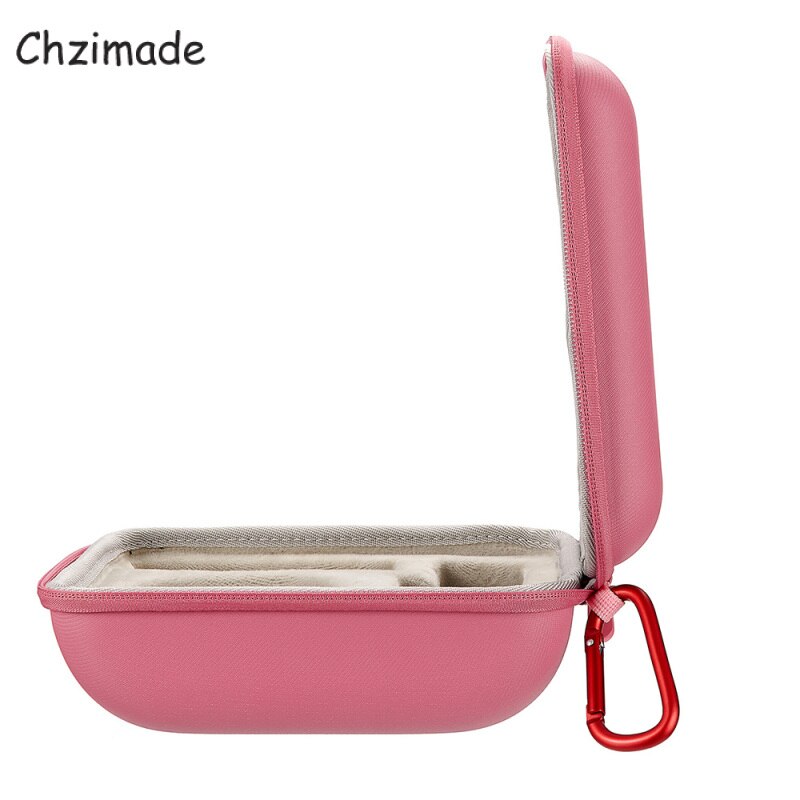Chzimade Pink Color Portable Carrying Case For Cricut Easy Press Shockproof Hard Storage Bag Mini Heat Press Machine Accessories