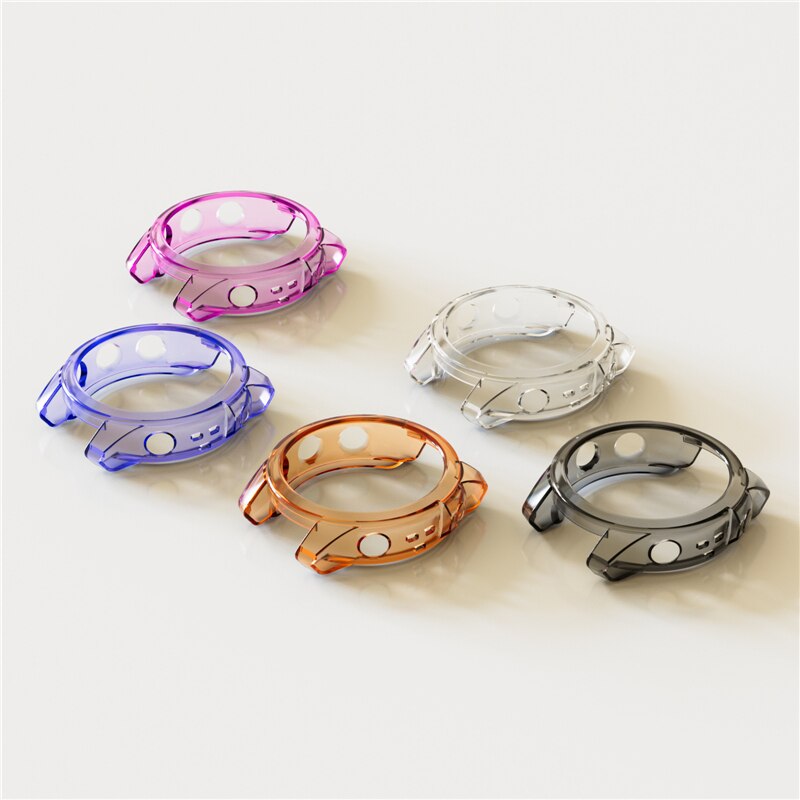 Funda protectora para Garmin Fenix 7, carcasa protectora de reloj inteligente, Marco suave y transparente de TPU, carcasa de parachoques para Garmin Fenix 7 7S 7X