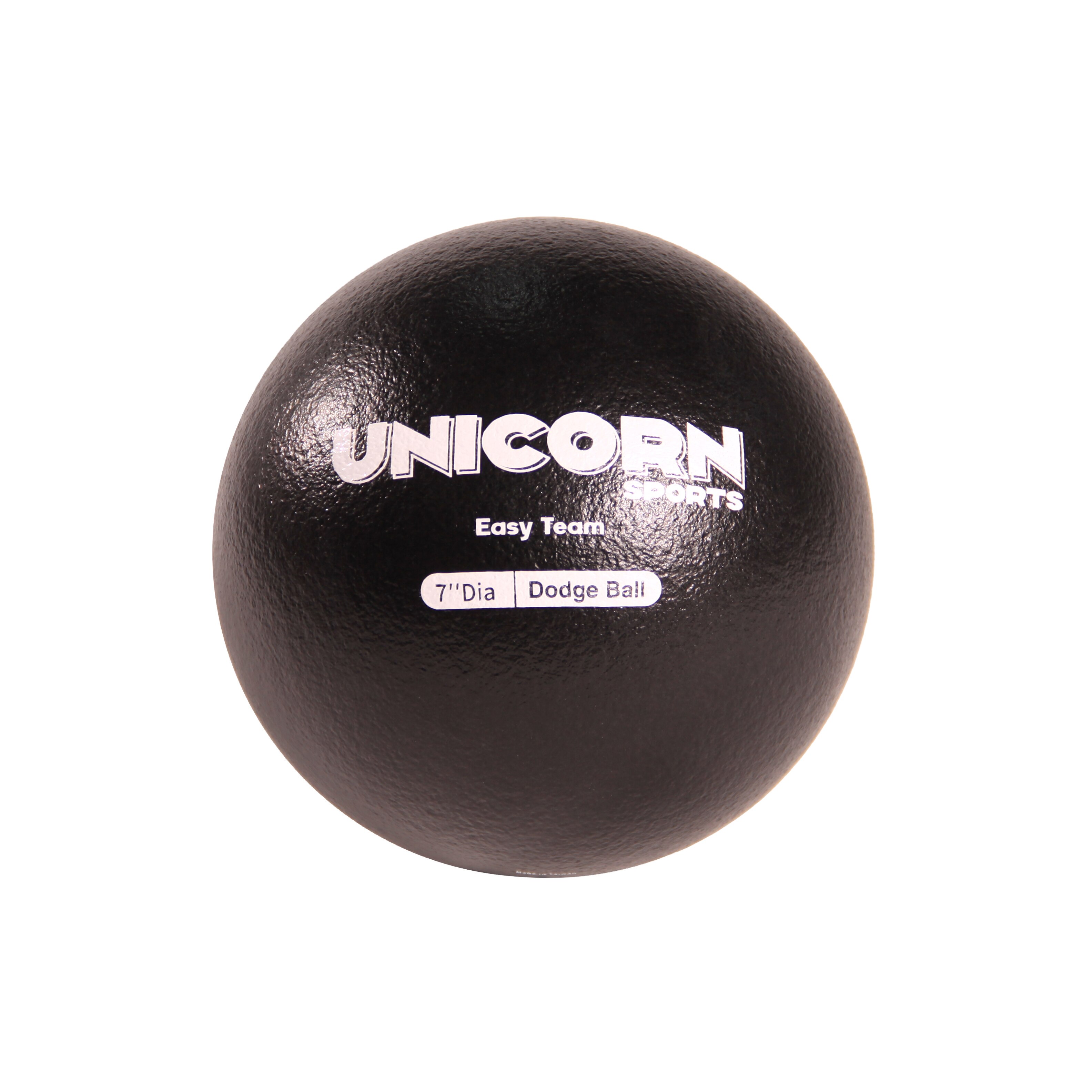 Foam Dodgeball，PU Skin Foam Ball，Dodge Ball - 7‘’: Black