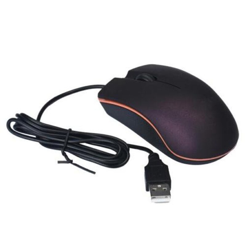 Mini souris USB 3 boutons souris de jeu optique filaire souris pour ordinateur portable PC portable: Purple