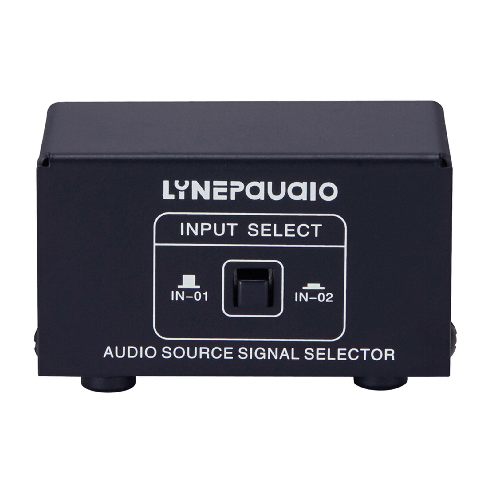 LINEPAUDIO Audio Switcher 3.5mm 2 in 1 Out / 1 in 2 Out A/B Switch Stereo Audio Splitter Box with No Distortion 3.5mm Jack