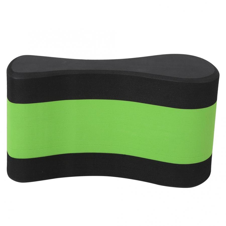 Clip leg board 1 st slitstark eva swim clip leg board flerlagers flytbräda för simträningstillbehör grön och svart