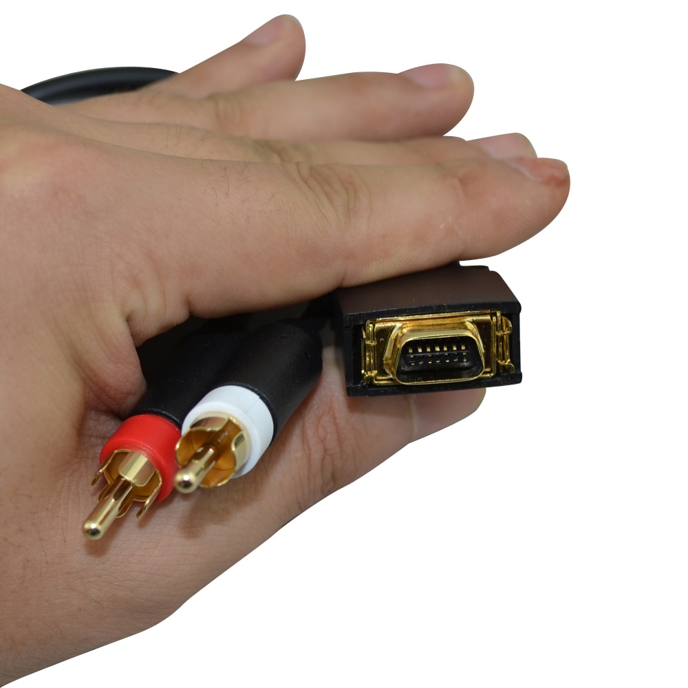 Câble AV HDTV d-video d-terminal pour Sony PlayStation PS2 et PS3,