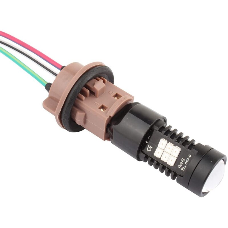 Adaptador hembra para luces de freno, 2 piezas, 7443 bombillas
