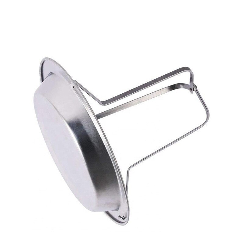 Folding Stainless Steel Vertical Poultry Turkey Chicken Roaster Rack with Roasting Pan for Oven or Barbecue