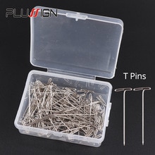 Lot De 150 Épingles T En Acier Nickelé (38 Mm + 51 Mm) – Parfait Pour Perruques, Couture & Bricolage