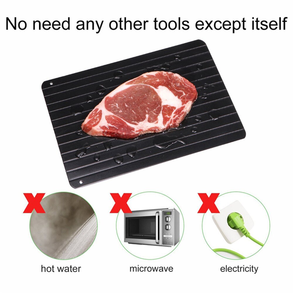 Lade 35.5*20.5Cm Ontdooien Board Quick Ontdooien Lade Keuken Gadgets Vlees Ontdooien Lade Thuis Keuken Tool Voedsel Lade