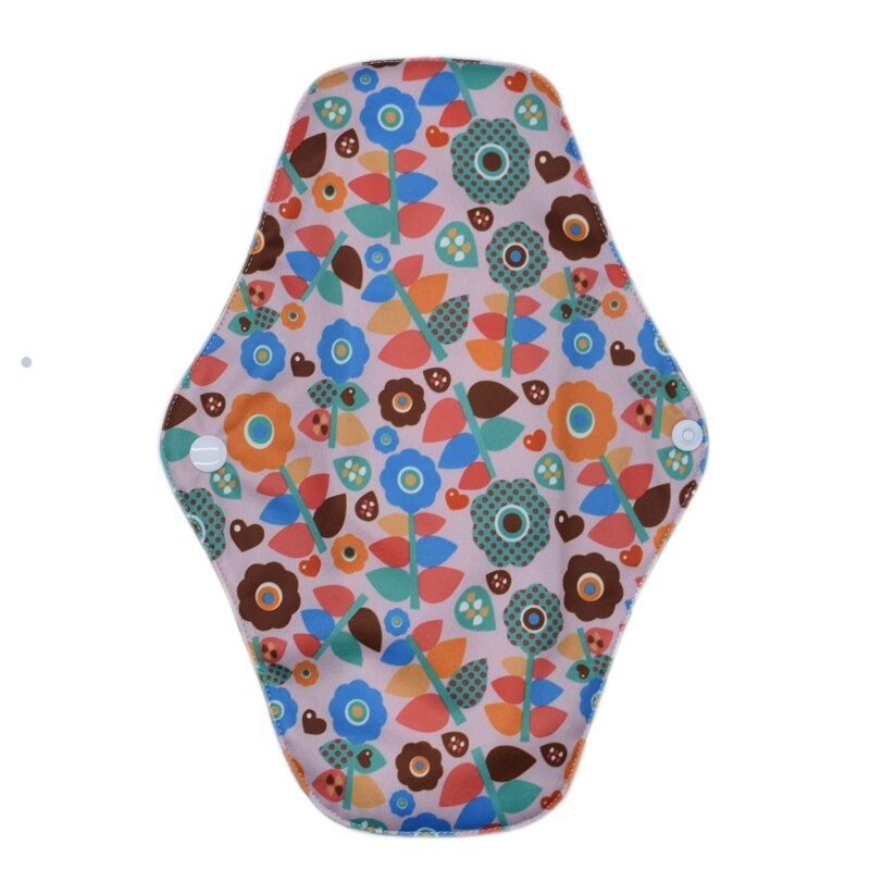 Washable Sanitary Towel Cloth Menstrual Pads Reusable Sanitary Pad Absorbent Reusable Charcoal Cloth Bamboo Menstrual Pads: A1