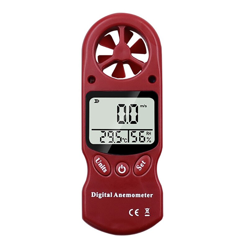1PC Digital Anemometer Wind Speed Meter Measures Wind Speed Temperature Wind Chill Measure Tool: RD