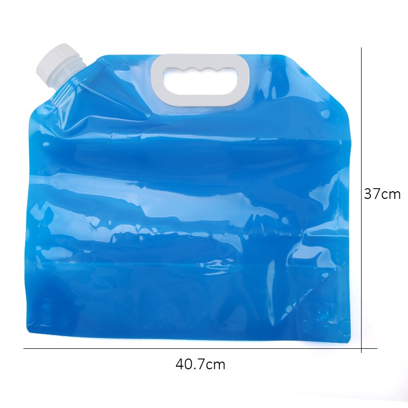 5L/10L Outdoor Water Container Bag With Tap Foldable Portable Drinking Camp Hiking Cooking Picnic BBQ Carrier Car Water Tank: 10L