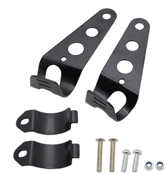 Phare Led universel de 7 pouces pour motos, pour Harley Sportster Cafe Racer Bobber Honda CB400, 7.5 pouces: bracket only