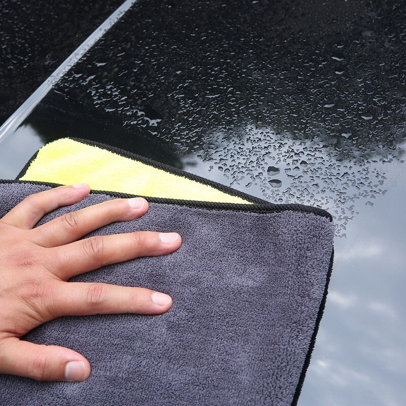 30x30 / 60CM Microfiber Car Wash Towel Drying Cloth and Cleaning Hem Car Care Cloth Detailing Car Wash Towel for Toyota