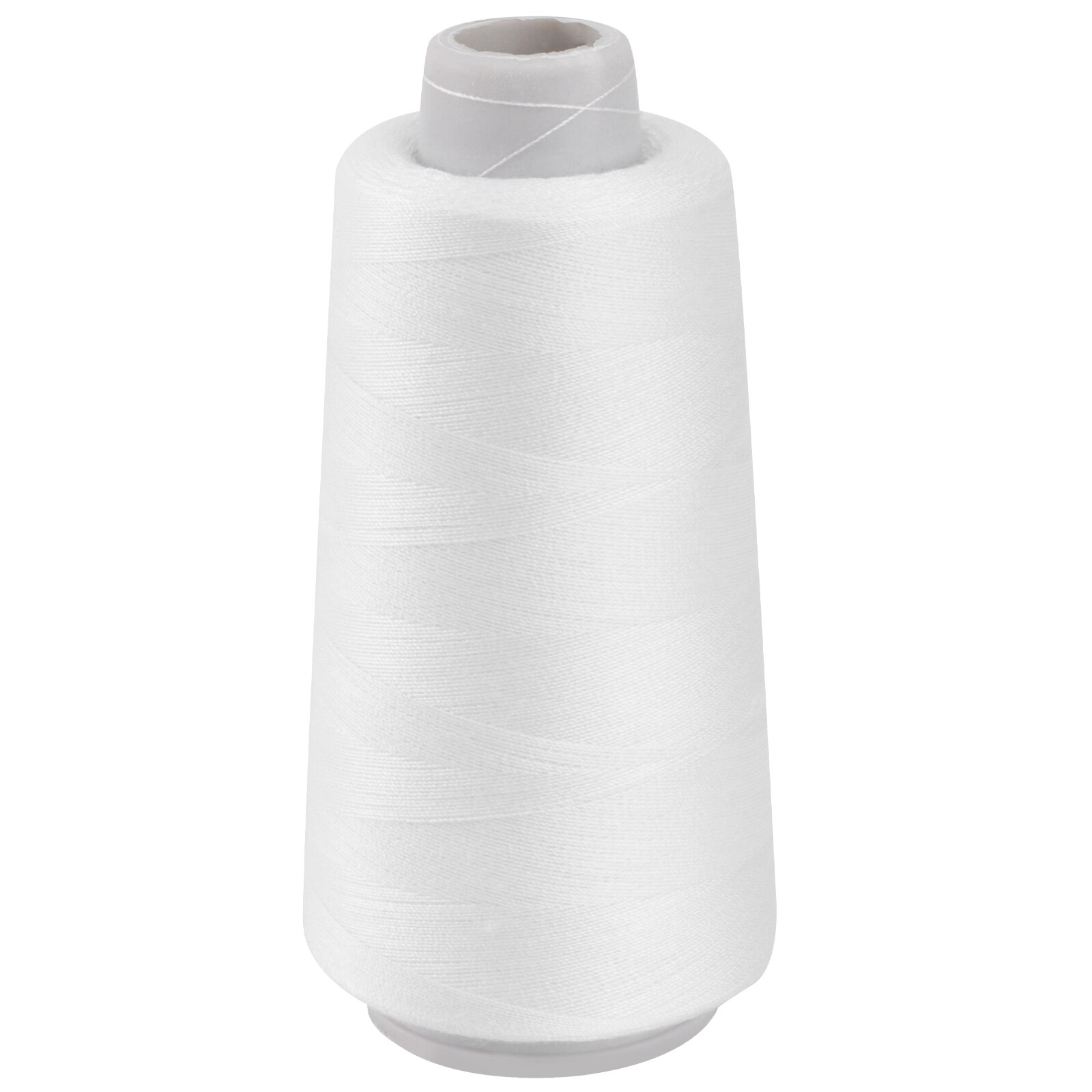 Bleached 3000 Yards Polyester Sewing Thread for Sewing Machine (White): Default Title