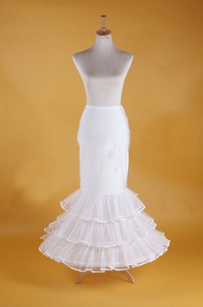 Falda de aro nupcial, accesorios de enagua de boda, crinolina, antideslizante, blanco: 9