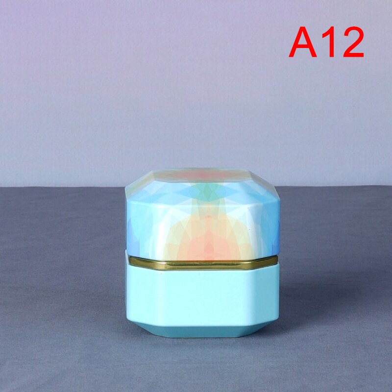 Diamond Shape Mini Tin Tea Coffee Candy Storage Box Tea Caddy Metal Case Wedding Party Box: Beige