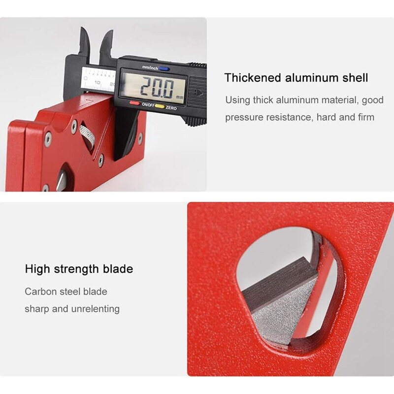 Holzbearbeitung Rand Ecke Hobel Anfasen Trimmen Block Hobel DIY Metall Manuelle Holz Werkzeug