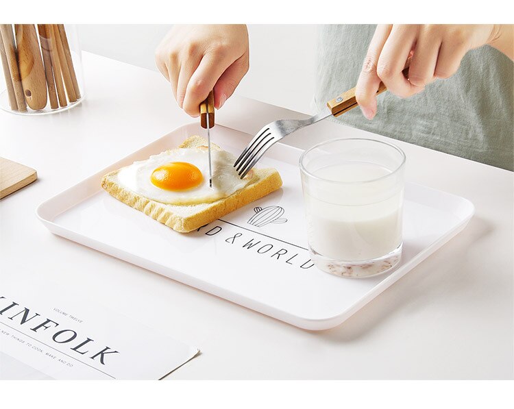 Plateau Plateau De Service Et Plateau, Plateau En Plastique Rectangulaire Plateau De Collation