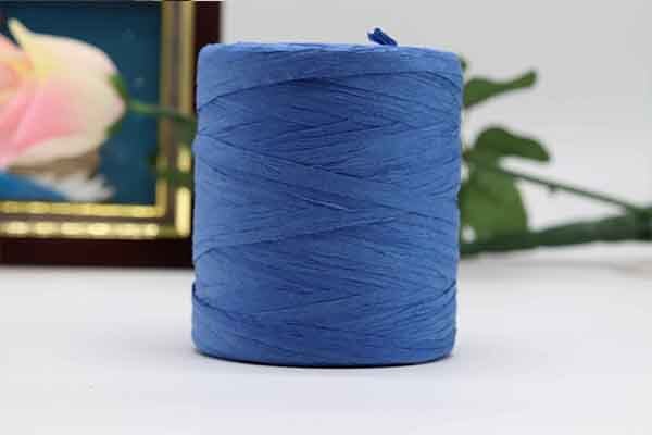 180 m/rolka bawełna rafia przędzy na drutach kapelusze letnie torby dzianiny szydełka DIY Handmade Craft dzianina nici: navy blue