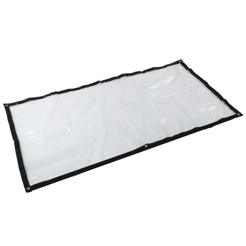 Plastic 1mx2m Rain Tarp Transparent Cover Shade Sail Garden Bonsai Succulent Plants Cover Clear Rain Tarp