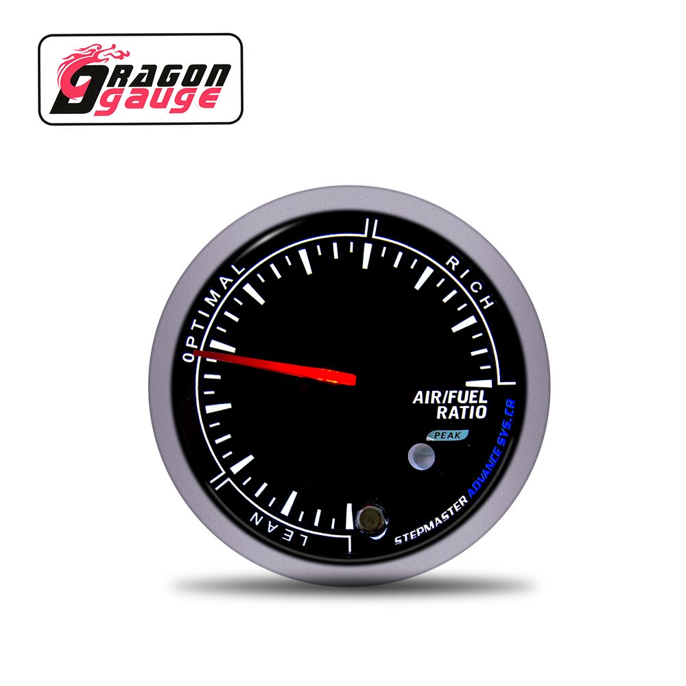 「 Dragon 」 60Mm Turbodrukmeter Toerenteller Rpm Voltmeter Air Fuel Ratio Egt Exhaust Temp Water Temp Olie Temp olie Druk Fit Voor 12V Auto: Air fuel ratio gauge