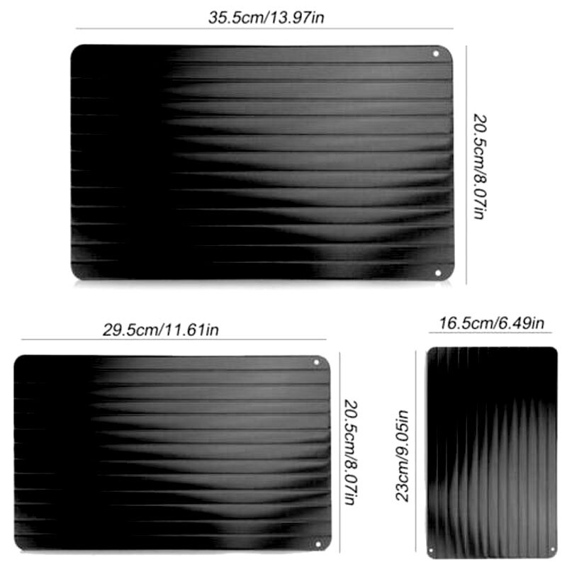 De Originele Snelle Ontdooien Lade non-stick Timing saving Hygiënisch