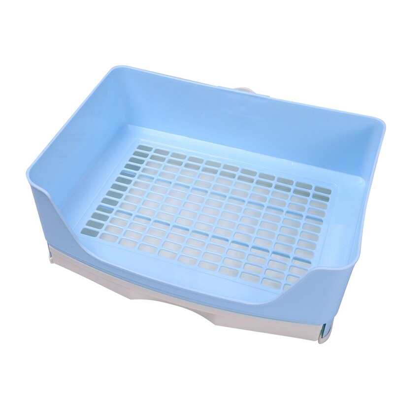 Caja de arena grande para conejos con cajón, inodoro de esquina con rejilla, entrenador de orinal, sartén para mascotas más grande, 2 uds.