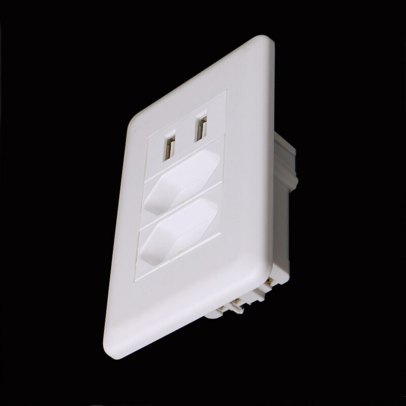 Wall Power Brazil Socket 15A Brasil Standard Double Soquete 5V 2100mA Dual USB Charger Port 115mm*75mm AC 110~250V