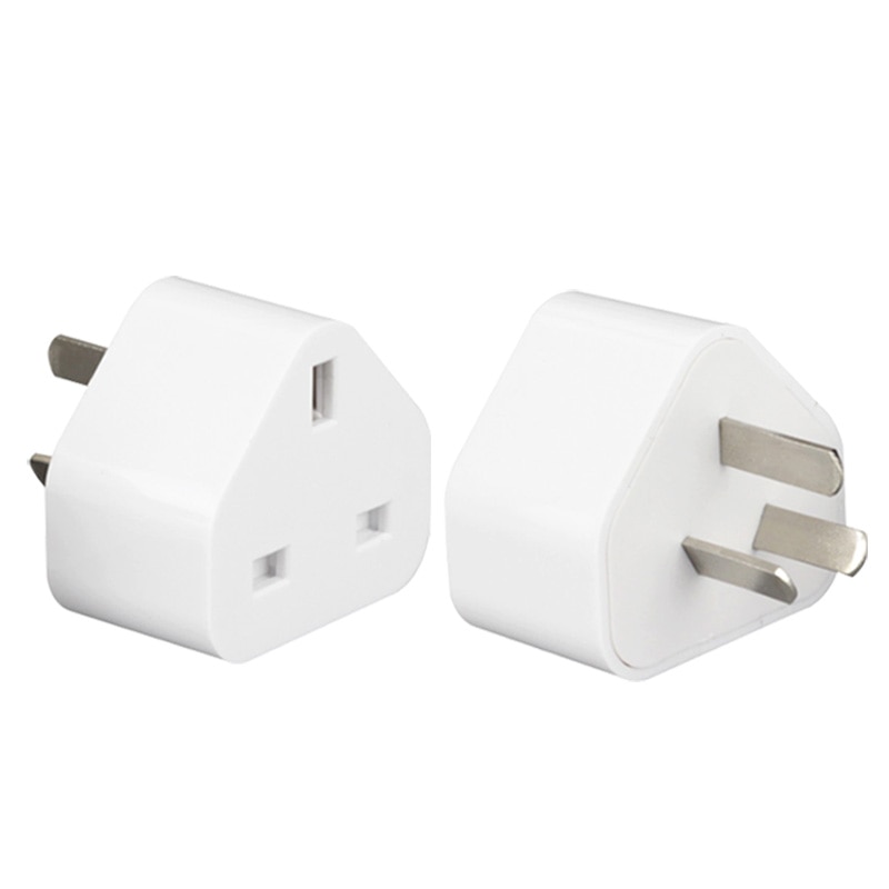 1PC AU Plug Travel Adapter 3 pin UK TO AU Converter UK to AU Plug Charger For Australia Zealand For Mobile Phone
