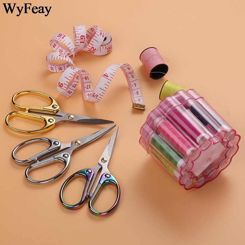 Tijeras de bordado de cabeza deformada para corte de costura, tijeras curvas de costura para tela, herramientas de artesanía de punto de cruz