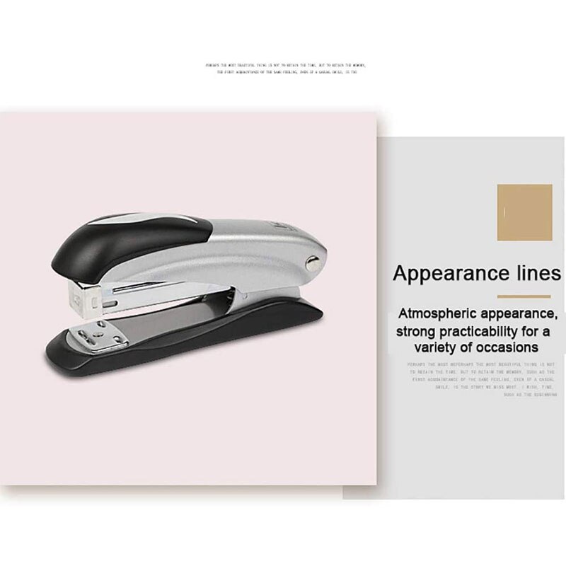 HUISHENG Stapler, with 1000 Staples, Desk Stapler, Office Staplers, Staples for School, Home,Office Supplies HS550-30