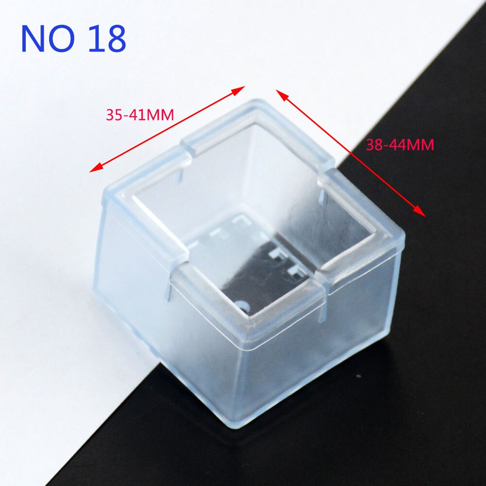 4 Stks/partijen Tafel Stoel Been Mat Siliconen Antislip Stoel Been Caps Voet Bescherming Cover Pads Houten Vloer Protectors 12/24 / 32Pcs: NO.18