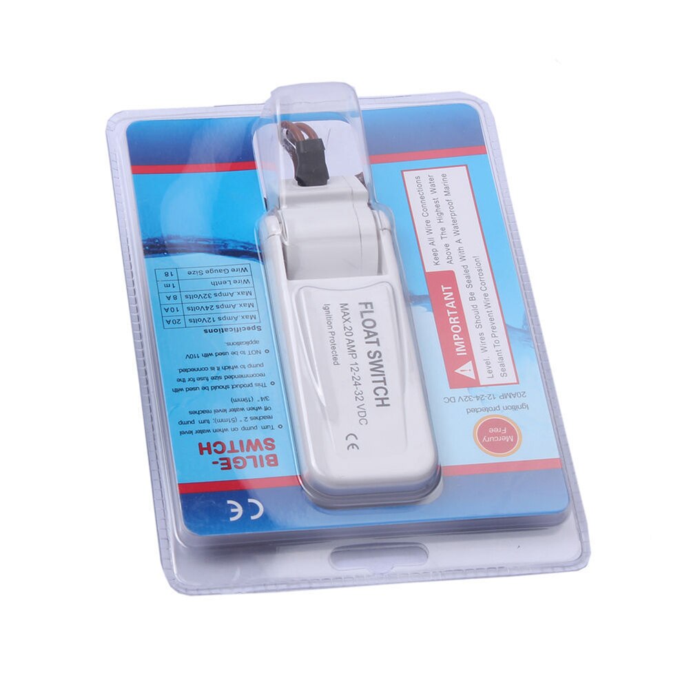 Boat Maine Bilge Pump Float Switch Water Level Controller DC Flow Switch Automatic Electric Boat Parts Accessories