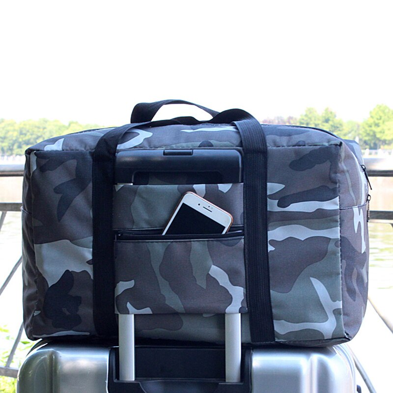 Bolsa de viaje de almacenamiento para hombre y mujer, bolso Oxford resistente al agua, bolsa de equipaje, adecuado para cubierta de carrito, XA584F