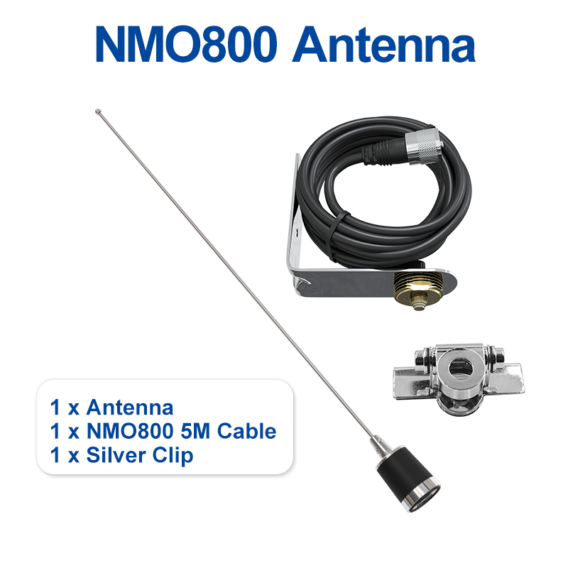 Mobile Radio Antenna NMO800 Dual-Band NMO Connector for TYT TH-9800 Baojie D300 Car radios 20.1inch High Gain Long Range Antenna: Yellow